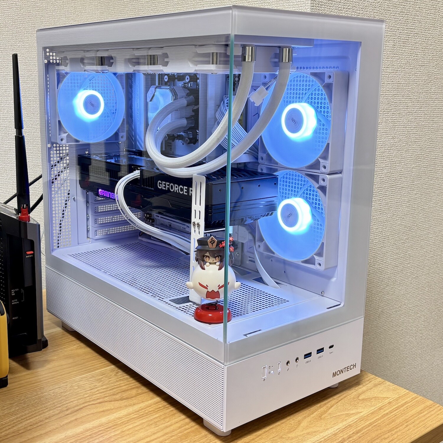 起動中のゲーミングPC